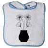 Infant Contrast Trim Terry Bib Thumbnail