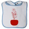 Infant Contrast Trim Terry Bib Thumbnail