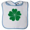 Infant Contrast Trim Terry Bib Thumbnail