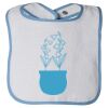 Infant Contrast Trim Terry Bib Thumbnail