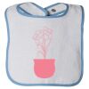 Infant Contrast Trim Terry Bib Thumbnail