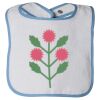 Infant Contrast Trim Terry Bib Thumbnail
