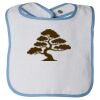 Infant Contrast Trim Terry Bib Thumbnail