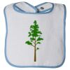 Infant Contrast Trim Terry Bib Thumbnail