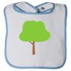 Infant Contrast Trim Terry Bib Thumbnail