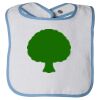 Infant Contrast Trim Terry Bib Thumbnail