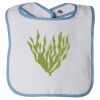 Infant Contrast Trim Terry Bib Thumbnail