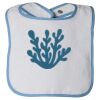 Infant Contrast Trim Terry Bib Thumbnail