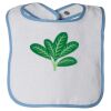 Infant Contrast Trim Terry Bib Thumbnail