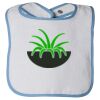 Infant Contrast Trim Terry Bib Thumbnail
