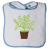 Infant Contrast Trim Terry Bib Thumbnail