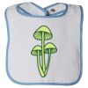 Infant Contrast Trim Terry Bib Thumbnail