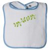 Infant Contrast Trim Terry Bib Thumbnail
