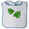 Infant Contrast Trim Terry Bib Thumbnail