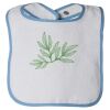 Infant Contrast Trim Terry Bib Thumbnail