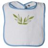 Infant Contrast Trim Terry Bib Thumbnail