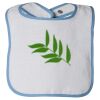 Infant Contrast Trim Terry Bib Thumbnail