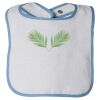 Infant Contrast Trim Terry Bib Thumbnail