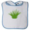 Infant Contrast Trim Terry Bib Thumbnail