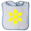 Infant Contrast Trim Terry Bib Thumbnail