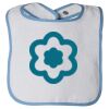 Infant Contrast Trim Terry Bib Thumbnail