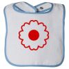 Infant Contrast Trim Terry Bib Thumbnail
