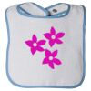 Infant Contrast Trim Terry Bib Thumbnail
