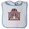 Infant Contrast Trim Terry Bib Thumbnail