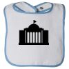 Infant Contrast Trim Terry Bib Thumbnail
