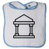 Infant Contrast Trim Terry Bib Thumbnail