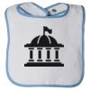 Infant Contrast Trim Terry Bib Thumbnail