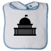 Infant Contrast Trim Terry Bib Thumbnail