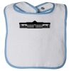 Infant Contrast Trim Terry Bib Thumbnail