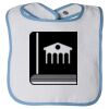 Infant Contrast Trim Terry Bib Thumbnail