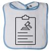 Infant Contrast Trim Terry Bib Thumbnail