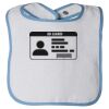 Infant Contrast Trim Terry Bib Thumbnail