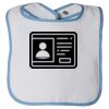 Infant Contrast Trim Terry Bib Thumbnail