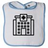 Infant Contrast Trim Terry Bib Thumbnail