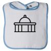 Infant Contrast Trim Terry Bib Thumbnail