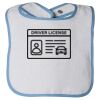 Infant Contrast Trim Terry Bib Thumbnail