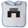 Infant Contrast Trim Terry Bib Thumbnail