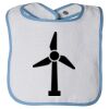 Infant Contrast Trim Terry Bib Thumbnail