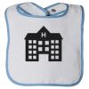 Infant Contrast Trim Terry Bib Thumbnail