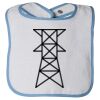 Infant Contrast Trim Terry Bib Thumbnail