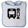Infant Contrast Trim Terry Bib Thumbnail