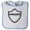 Infant Contrast Trim Terry Bib Thumbnail