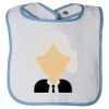Infant Contrast Trim Terry Bib Thumbnail