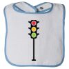 Infant Contrast Trim Terry Bib Thumbnail