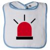 Infant Contrast Trim Terry Bib Thumbnail