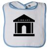 Infant Contrast Trim Terry Bib Thumbnail
